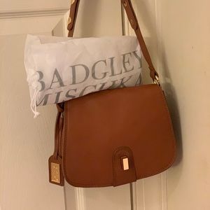 Badgley Mischka saddle bag NWT